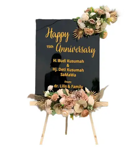 Papan Bunga Akrilik Harapan Mulia