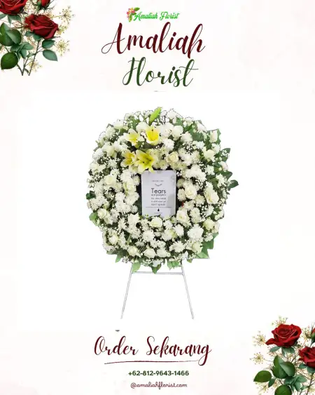 Krans Bunga Duka Harapan Mulia