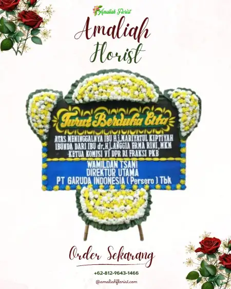 Papan Bunga Duka Harapan Mulia
